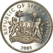 Moneta, Sierra Leone, Dollar, 2001, Pobjoy Mint, The big five - Buffle, SPL