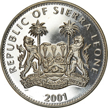 Monnaie, Sierra Leone, Dollar, 2001, Pobjoy Mint, The big five - Rhinocéros