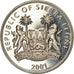 Moneta, Sierra Leone, Dollar, 2001, Pobjoy Mint, The big five - Eléphants, SPL