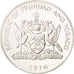 Coin, TRINIDAD & TOBAGO, 10 Dollars, 1976, Franklin Mint, MS(64), Silver, KM:36a