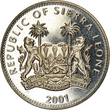 Moneta, Sierra Leone, Dollar, 2001, Pobjoy Mint, The big five - Buffle, SPL