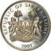 Moneta, Sierra Leone, Dollar, 2001, Pobjoy Mint, The big five - Buffle, SPL