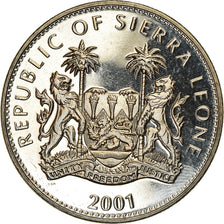 Münze, Sierra Leone, Dollar, 2001, Pobjoy Mint, The big five - Buffle, UNZ