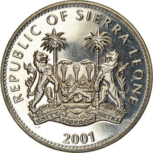 Coin, Sierra Leone, Dollar, 2001, Pobjoy Mint, The big five - Buffle, MS(63)