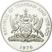Coin, TRINIDAD & TOBAGO, 5 Dollars, 1976, Franklin Mint, MS(64), Silver, KM:35a
