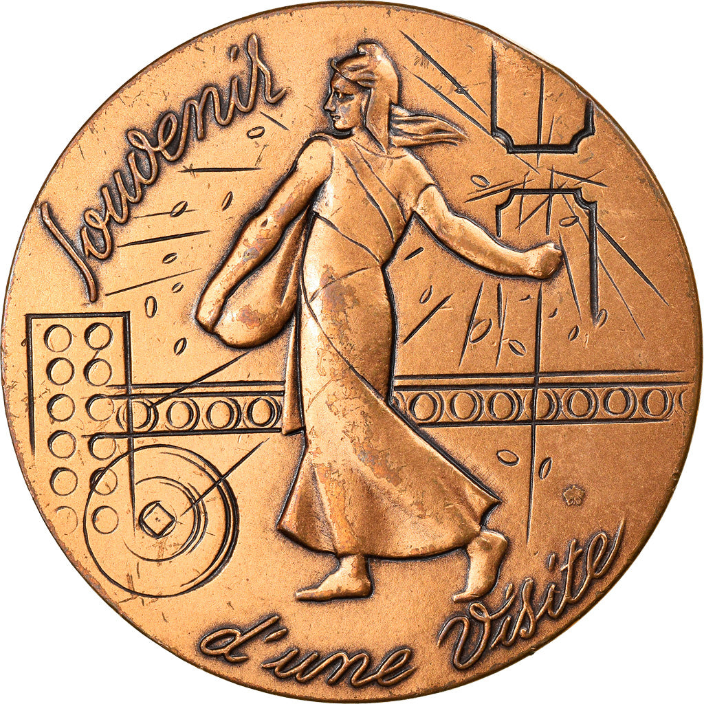 Francia, medaglia, Souvenir d'une visite à la Monnaie de Paris, SPL-, Bronzo