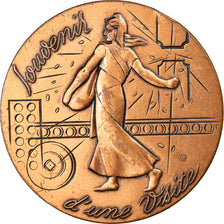 Francia, medaglia, Souvenir d'une visite à la Monnaie de Paris, SPL-, Bronzo