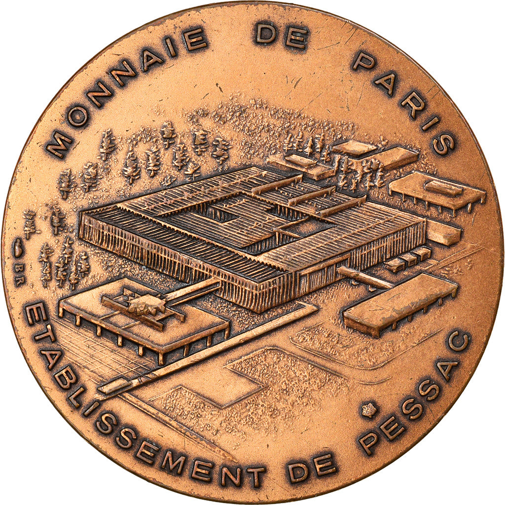 Francia, medaglia, Souvenir d'une visite à la Monnaie de Paris, SPL-, Bronzo