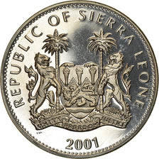 Münze, Sierra Leone, Dollar, 2001, Pobjoy Mint, The big five - Rhinocéros