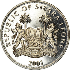 Münze, Sierra Leone, Dollar, 2001, Pobjoy Mint, The big five - Les 5 animaux