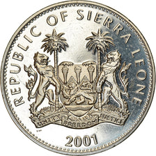 Coin, Sierra Leone, Dollar, 2001, Pobjoy Mint, The big five - Les 5 animaux