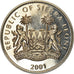 Moneda, Sierra Leona, Dollar, 2001, Pobjoy Mint, Félins - Guépard, SC, Cobre -