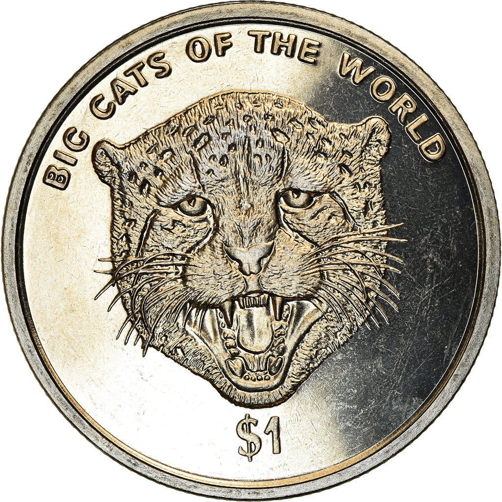 Münze, Sierra Leone, Dollar, 2001, Pobjoy Mint, Félins - Guépard, UNZ