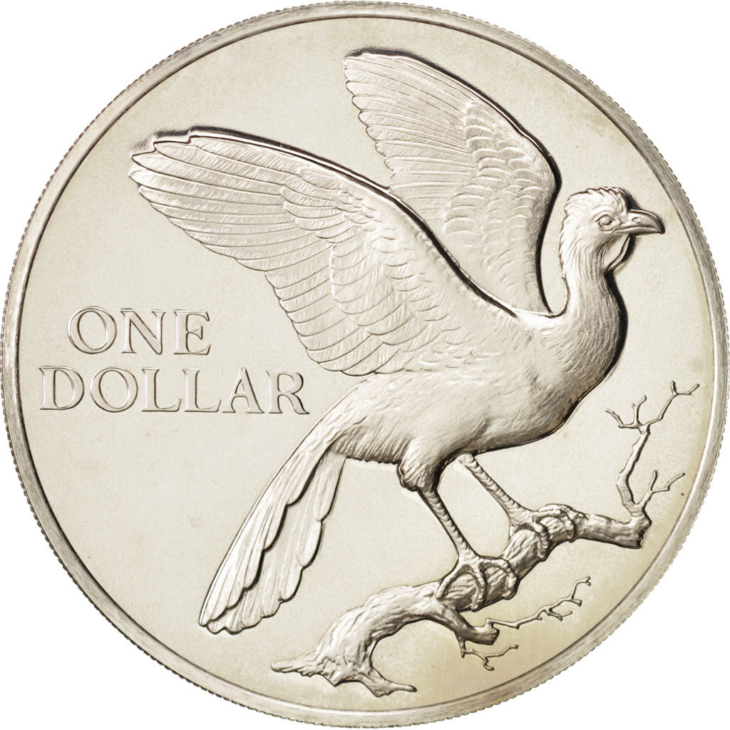Coin, TRINIDAD & TOBAGO, Dollar, 1976, Franklin Mint, MS(64), Copper-nickel
