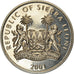 Coin, Sierra Leone, Dollar, 2001, Pobjoy Mint, Félins - Tigre, MS(63)