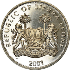 Coin, Sierra Leone, Dollar, 2001, Pobjoy Mint, Félins - Panthère noire