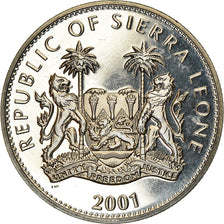 Coin, Sierra Leone, Dollar, 2001, Pobjoy Mint, Félins - Panthère noire