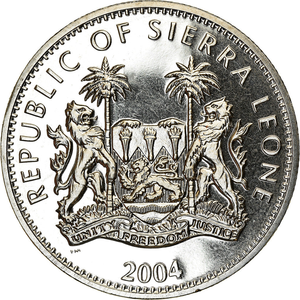 Münze, Sierra Leone, Dollar, 2004, Pobjoy Mint, Ronald Reagan, UNZ
