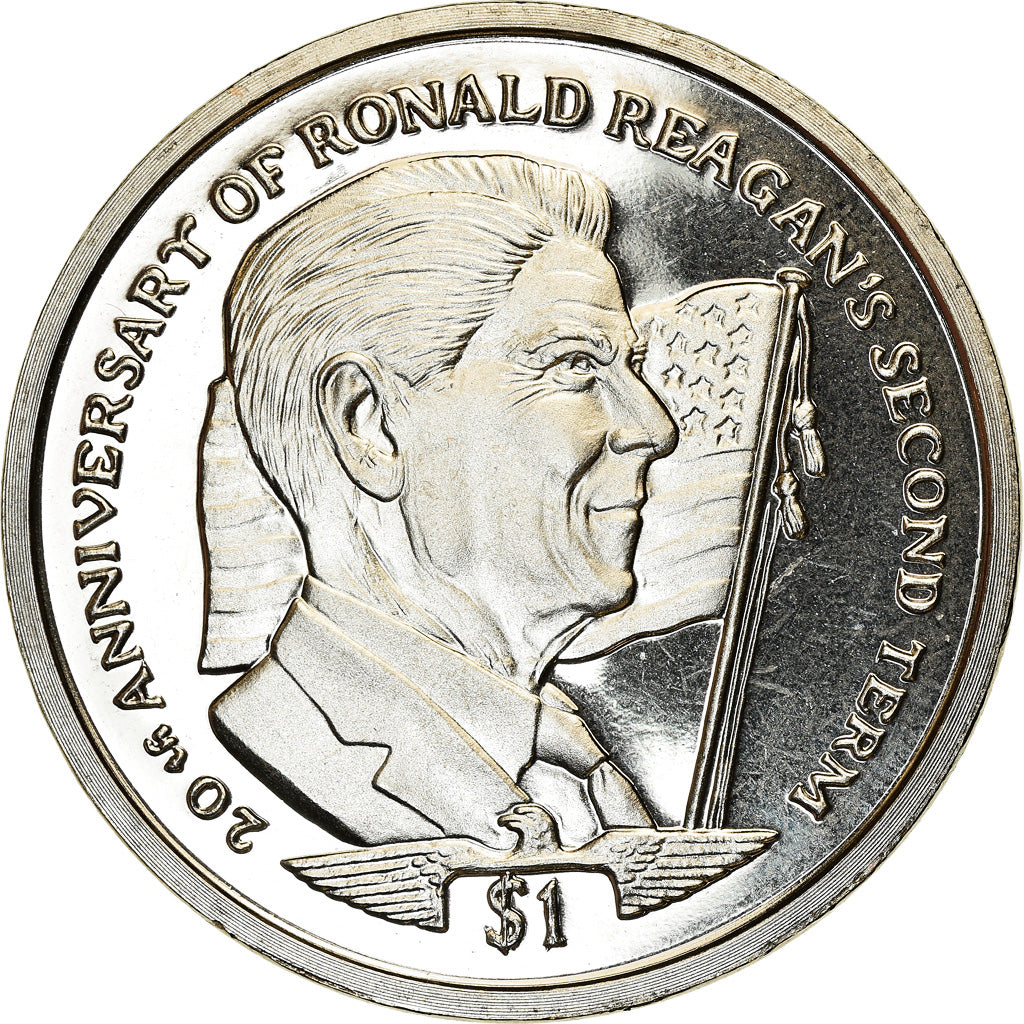 Münze, Sierra Leone, Dollar, 2004, Pobjoy Mint, Ronald Reagan, UNZ