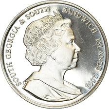 Munten, Zuid Georgia en de Zuidelijke Sandwich Eilanden, Elizabeth II, 2 Pounds