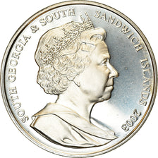 Munten, Zuid Georgia en de Zuidelijke Sandwich Eilanden, Elizabeth II, 2 Pounds
