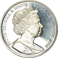 Coin, South Georgia and the South Sandwich Islands, Elizabeth II, 2 Pounds