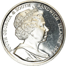 Moeda, Ilhas Geórgia do Sul e Sandwich do Sul, Elizabeth II, 2 Pounds, 2004