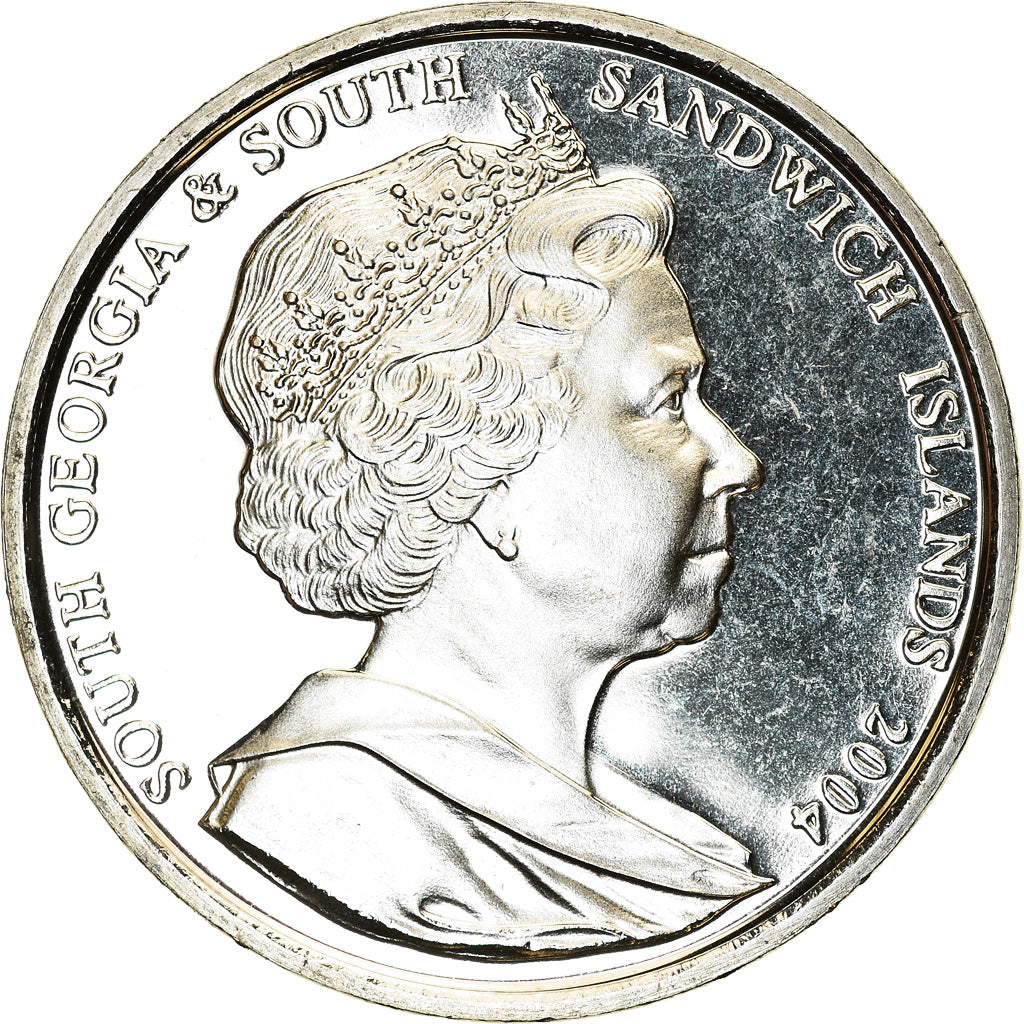 Moeda, Ilhas Geórgia do Sul e Sandwich do Sul, Elizabeth II, 2 Pounds, 2004
