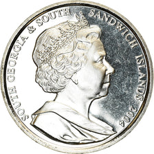 Moeda, Ilhas Geórgia do Sul e Sandwich do Sul, Elizabeth II, 2 Pounds, 2004