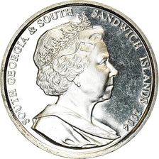 Coin, South Georgia and the South Sandwich Islands, Elizabeth II, 2 Pounds