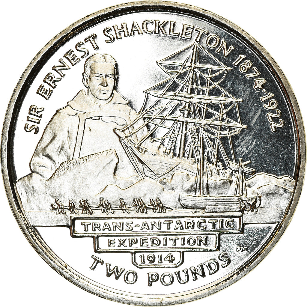 Moeda, Ilhas Geórgia do Sul e Sandwich do Sul, Elizabeth II, 2 Pounds, 2004