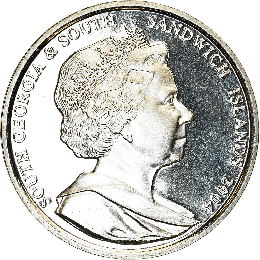 Coin, South Georgia and the South Sandwich Islands, Elizabeth II, 2 Pounds