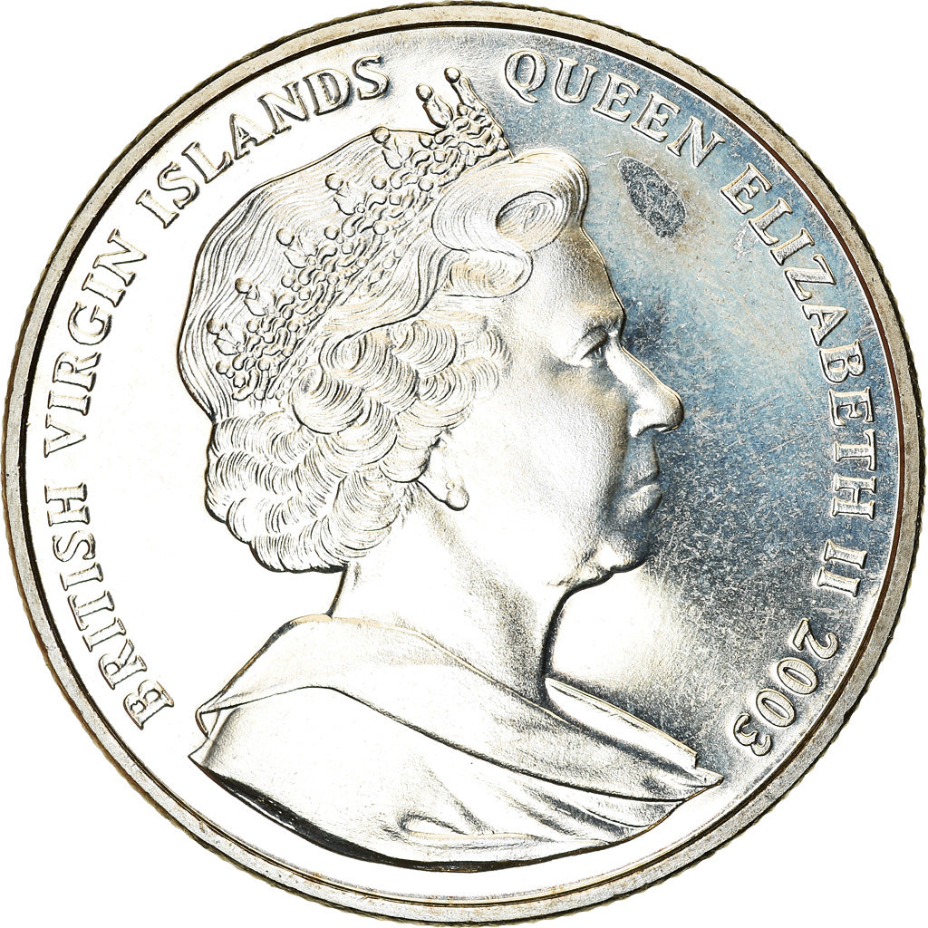 Coin, BRITISH VIRGIN ISLANDS, Dollar, 2003, Pobjoy Mint, 100ème anniversaire du
