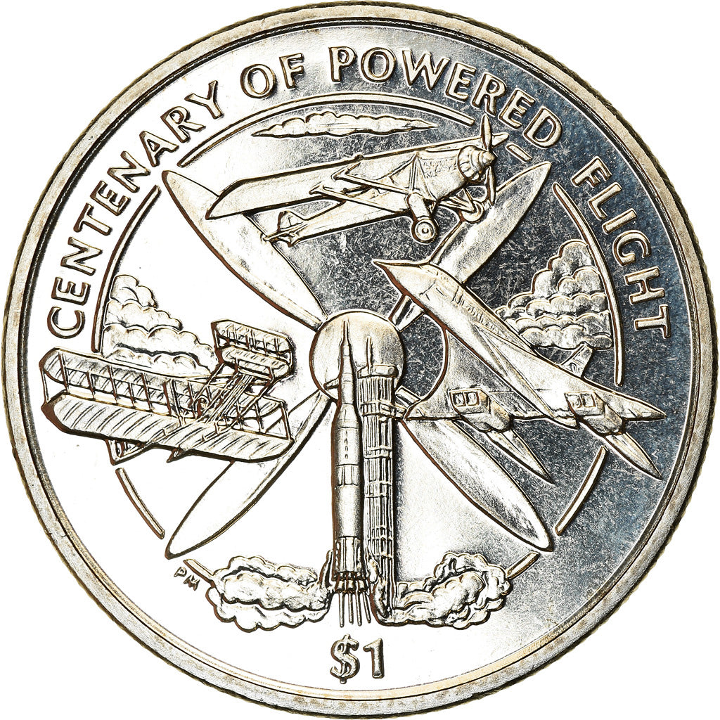 Moeda, Ilhas Virgens Britânicas, Dollar, 2003, Pobjoy Mint, 100ème