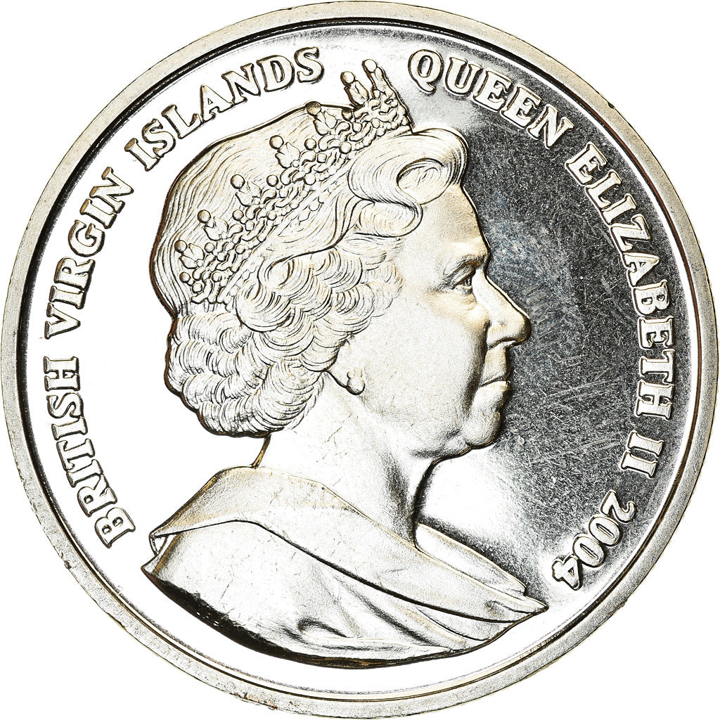 Coin, BRITISH VIRGIN ISLANDS, Dollar, 2004, Pobjoy Mint, Sir Francis Drake