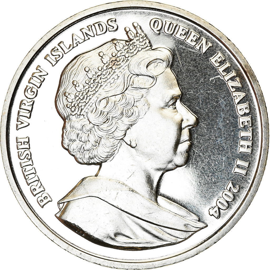 Coin, BRITISH VIRGIN ISLANDS, Dollar, 2004, Pobjoy Mint, Sir Francis Drake