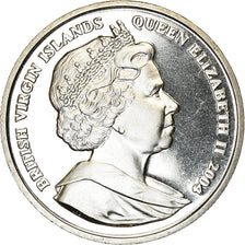 Münze, BRITISH VIRGIN ISLANDS, Dollar, 2004, Pobjoy Mint, Dauphins, UNZ