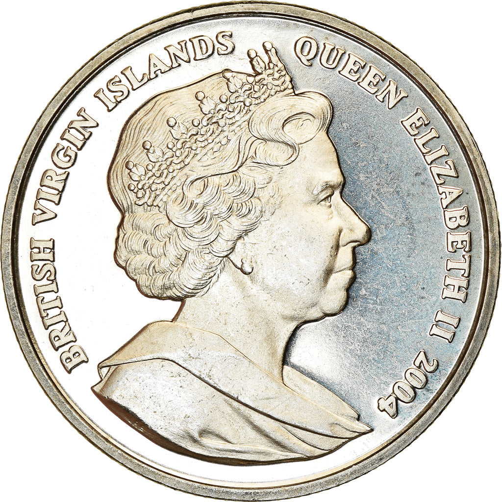 Monnaie, BRITISH VIRGIN ISLANDS, Dollar, 2004, Pobjoy Mint, D-Day - Marine, SPL