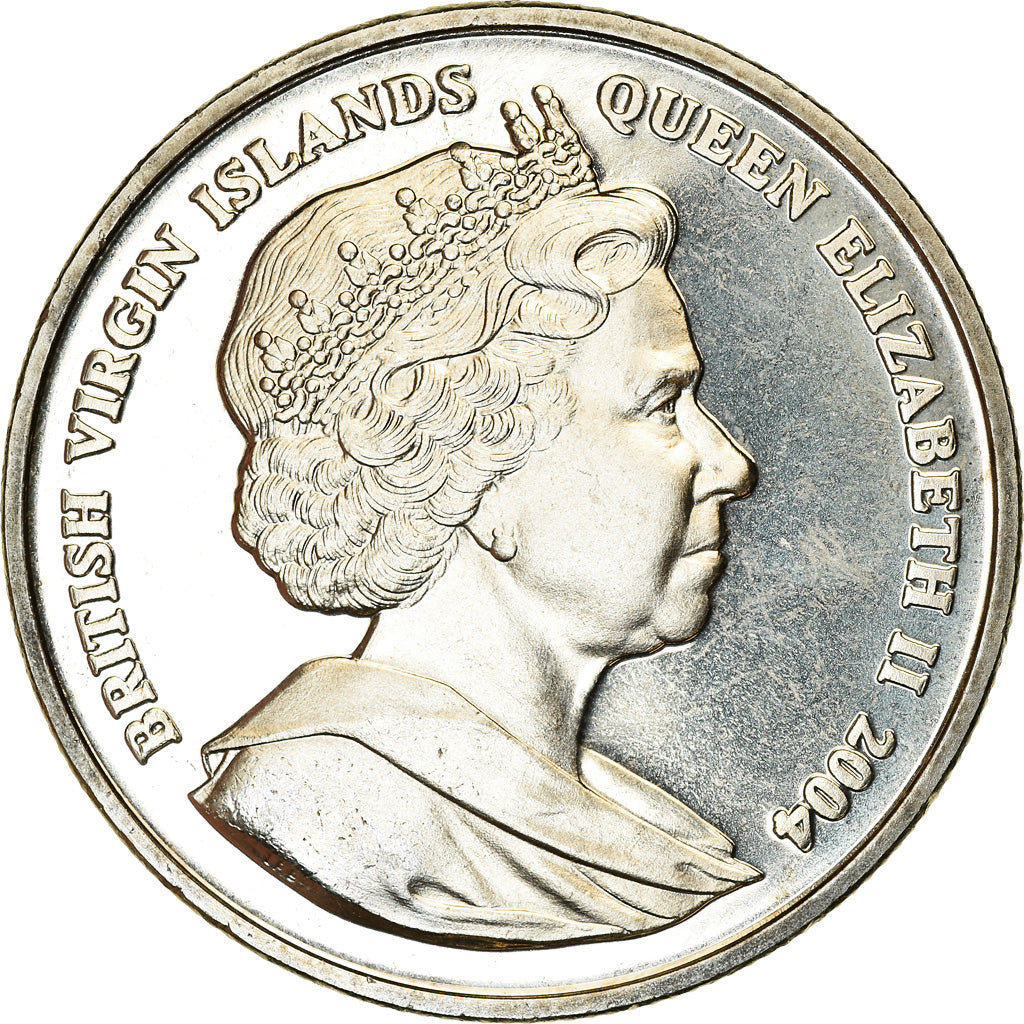 Monnaie, BRITISH VIRGIN ISLANDS, Dollar, 2004, Pobjoy Mint, D-Day - Infanterie