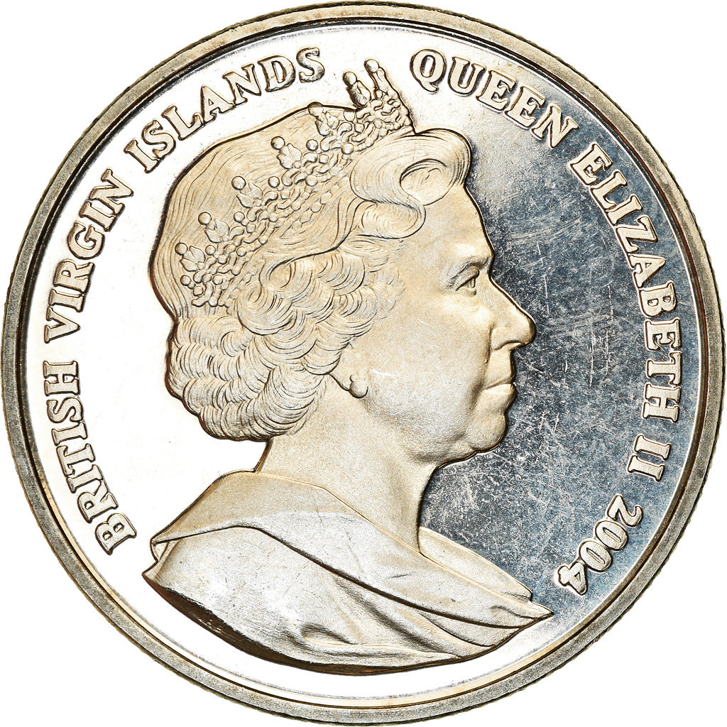 Coin, BRITISH VIRGIN ISLANDS, Dollar, 2004, Pobjoy Mint, D-Day - Aviation