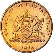 Moneta, TRINIDAD E TOBAGO, 5 Cents, 1976, SPL+, Bronzo, KM:30