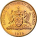Coin, TRINIDAD & TOBAGO, 5 Cents, 1976, MS(64), Bronze, KM:30