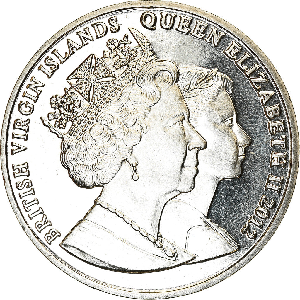 Münze, BRITISH VIRGIN ISLANDS, Dollar, 2012, Franklin Mint, Juno Februata, UNZ