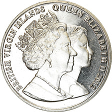 Moeda, Ilhas Virgens Britânicas, Dollar, 2012, Franklin Mint, Juno Februata