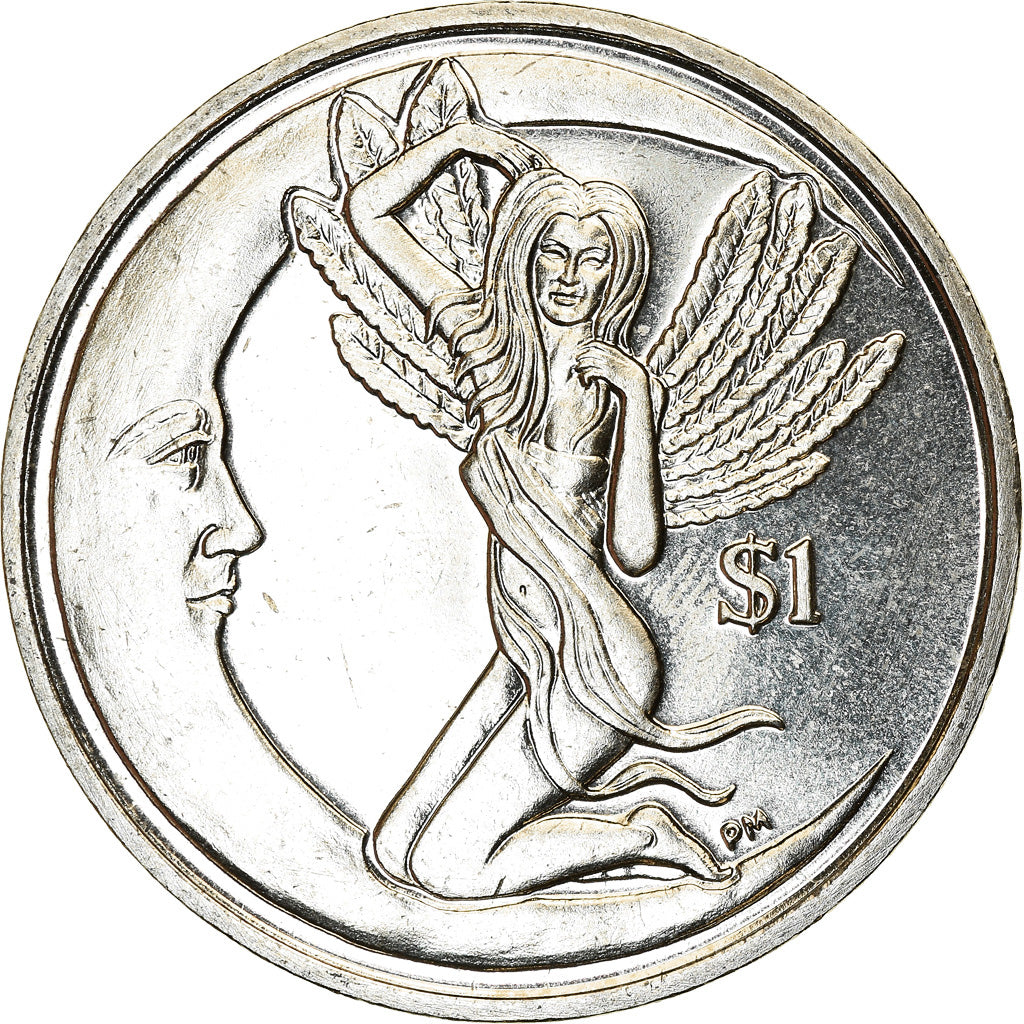 Moeda, Ilhas Virgens Britânicas, Dollar, 2012, Franklin Mint, Juno Februata