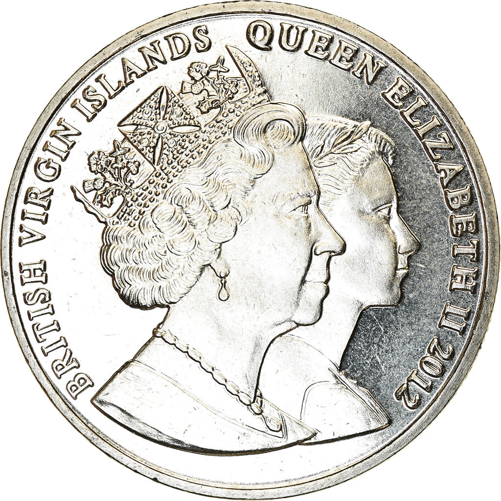 Moneta, ISOLE VERGINI BRITANNICHE, Dollar, 2012, Franklin Mint, Juno Februata