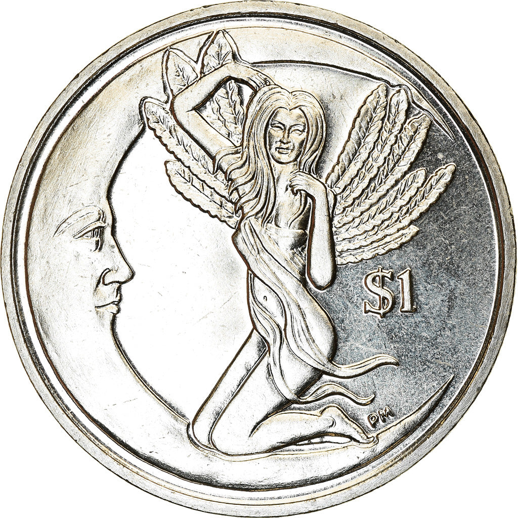 Moneta, ISOLE VERGINI BRITANNICHE, Dollar, 2012, Franklin Mint, Juno Februata