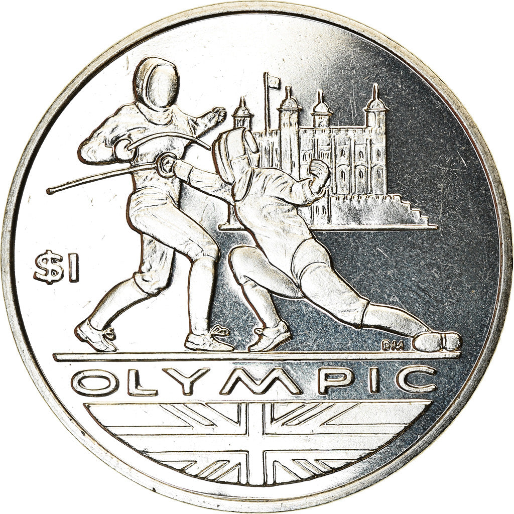 Moneta, ISOLE VERGINI BRITANNICHE, Dollar, 2012, Franklin Mint, Discipline