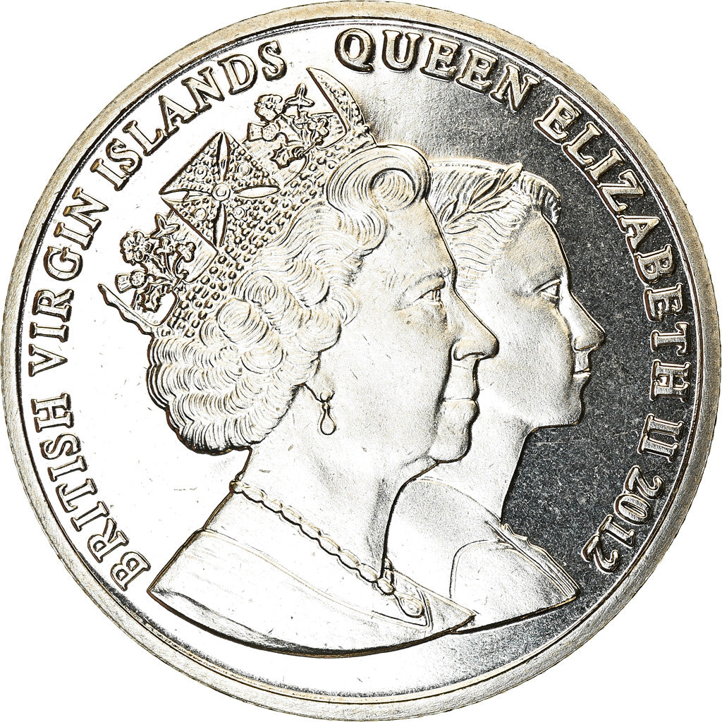 Münze, BRITISH VIRGIN ISLANDS, Dollar, 2012, Franklin Mint, Discipline