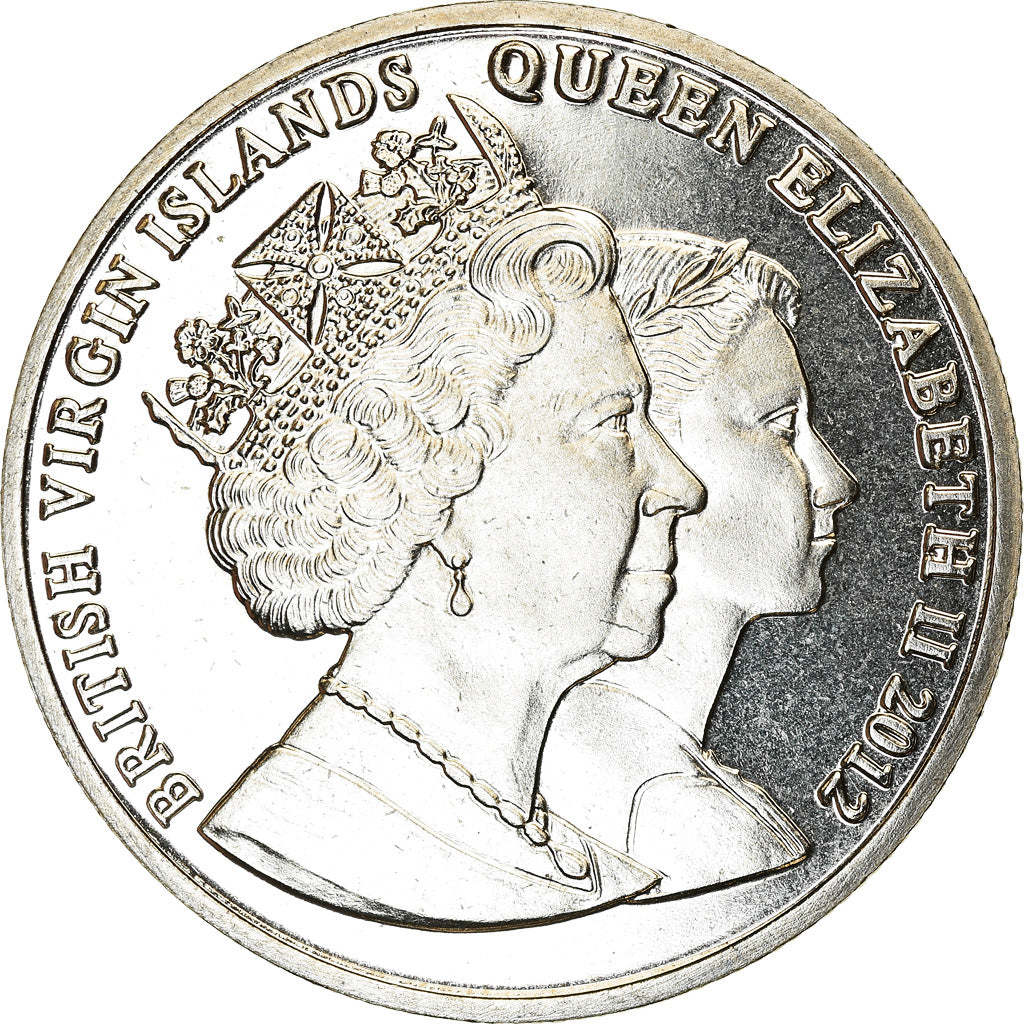 Coin, BRITISH VIRGIN ISLANDS, Dollar, 2012, Franklin Mint, Discipline Olympique